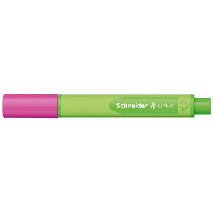 Fineliner Schneider Link-It 912 191209 - fashion-pink 0,4 mm gummierter Dreikantschaft
