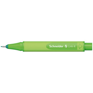 Fineliner Schneider Link-It 912 191214 - nautic-green 0,4 mm gummierter Dreikantschaft