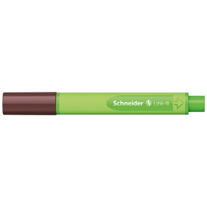 Fineliner Schneider Link-It 912 191218 - topaz-brown 0,4 mm gummierter Dreikantschaft