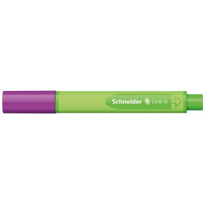 Fineliner Schneider Link-It 912 191220 - electric-purple 0,4 mm gummierter Dreikantschaft