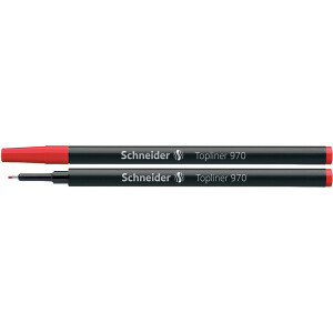 Fineliner Ersatzmine Schneider Topliner 970 9702 - rot 0,4 mm für Mod. 911