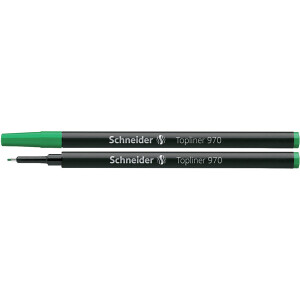 Fineliner Ersatzmine Schneider Topliner 970 9704 - grün 0,4 mm für Mod. 911