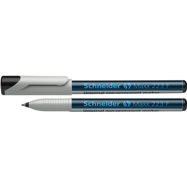 Folienschreiber Schneider Maxx 223 112301 - schwarz 0,7 mm non-permanent nicht nachfüllbar