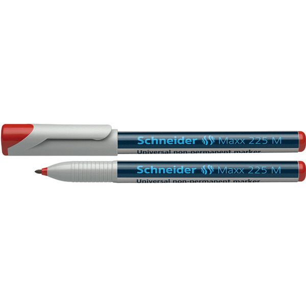 Folienschreiber Schneider Maxx 225 1212 - rot 1 mm non-permanent nicht nachfüllbar