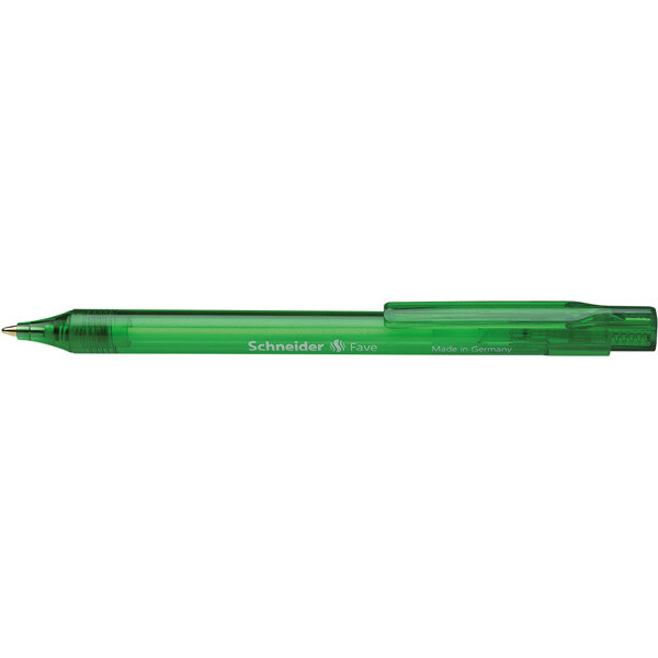 Kugelschreiber Schneider Fave 130404 - grünes Gehäuse Mine M grün