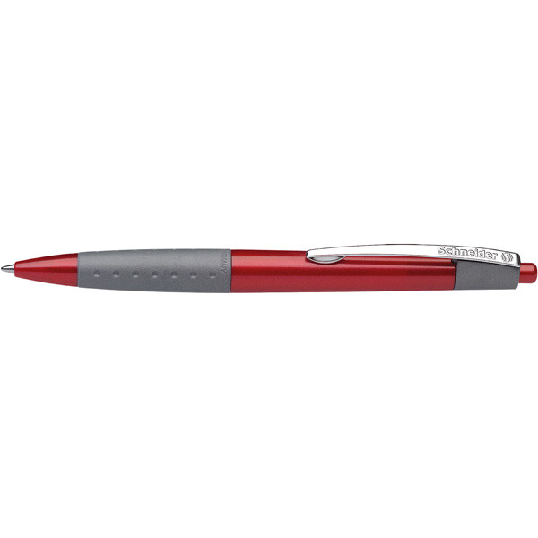 Kugelschreiber Schneider Loox 135502 - rotes Gehäuse Mine M rot