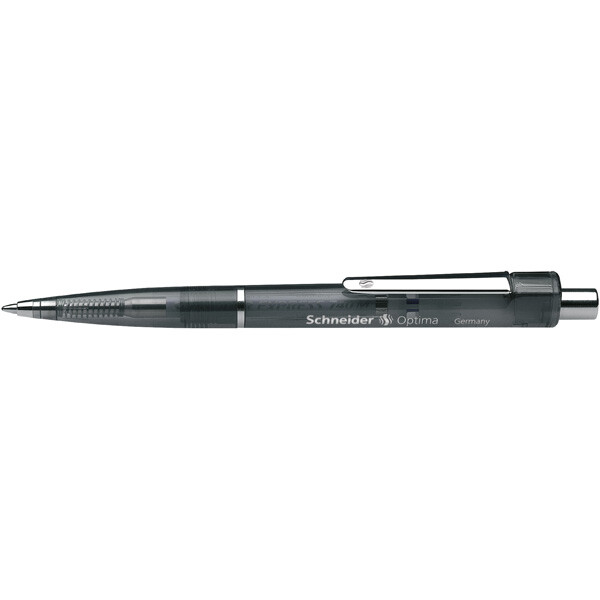Kugelschreiber Schneider Optima 340 - schwarzes Gehäuse Mine M schwarz