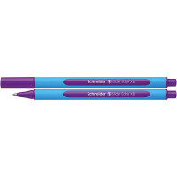 Kugelschreiber Schneider Slider Edge 1522 - hellblau/violettes Gehäuse Mine XB violett