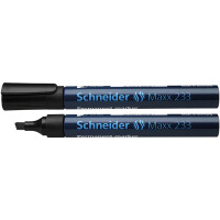 Permanentmarker Schneider Maxx 233 1233 - schwarz 1-5 mm Keilspitze nachfüllbar