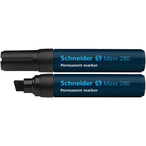 Permanentmarker Schneider Maxx 280 1280 - schwarz 4-12 mm...