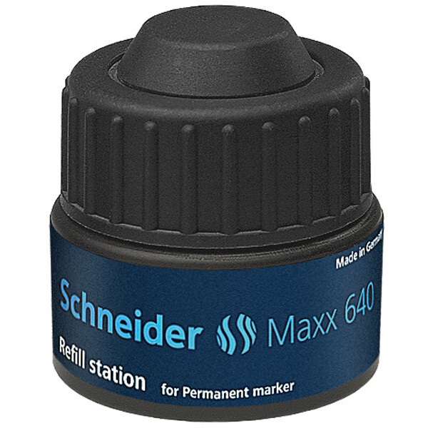 Permanentmarker Nachfülltinte Schneider Maxx 640 164001 - schwarz für Mod. 130/133 30 ml