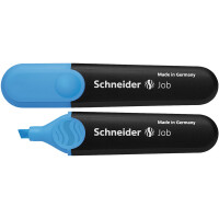 Textmarker Schneider Job 1503 - blau 1-5 mm Keilspitze permanent nachfüllbar