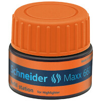 Textmarker Nachfülltinte Schneider 166006 - orange für Mod. Job permanent 30 ml