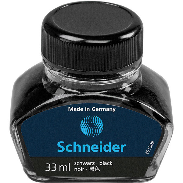 Füllhalter Tintenglas Schneider 6901 - schwarz 50 ml