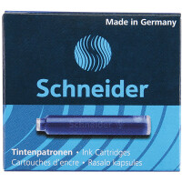 Füllhalter Tintenpatrone Schneider 660 - blau Kurz Pckg/6