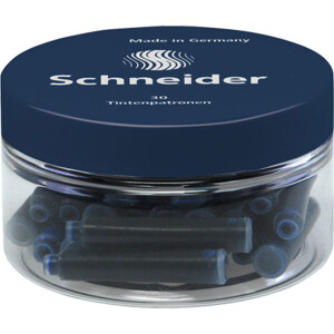 Füllhalter Tintenpatrone Schneider 670 - mitternachtsblau Kurz Pckg/30
