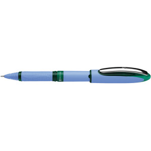 Tintenroller Schneider One Hybrid N 183504 - hellblau/grünes Gehäuse Mine M grün Free Ink System