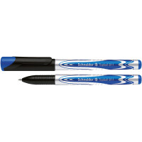 Tintenroller Schneider Topball 8113 - silber/schwarz/blaues Gehäuse 0,5 mm Mine blau 850