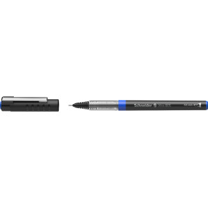 Tintenroller Schneider Xtra 8053 - schwarz/blaues Gehäuse 0,5 mm Mine blau Free Ink System