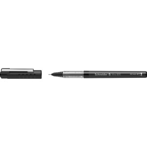 Tintenroller Schneider Xtra 8051 - schwarzes Gehäuse 0,5 mm Mine schwarz Free Ink System