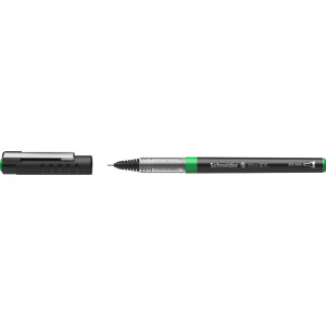 Tintenroller Schneider Xtra 8054 - schwarz/grünes Gehäuse 0,5 mm Mine grün Free Ink System