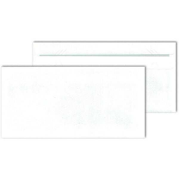 Briefumschlag Mayer Kuvert 30005334 - DIN Lang 110 x 220 mm selbstklebend ohne Fenster weiß 72 g/m² Pckg/1000