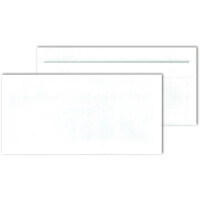 Briefumschlag Mayer Kuvert 30005334 - DIN Lang 110 x 220 mm selbstklebend ohne Fenster weiß 72 g/m² Pckg/1000