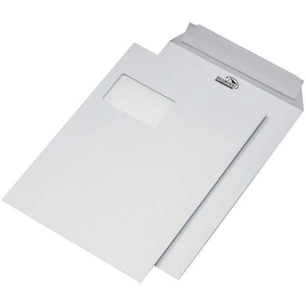 Versandtasche Mayer Kuvert Securitex 30001170 - DIN B5 176 x 250 mm weiß haftklebend ohne Fenster 130 g/m² Pckg/100