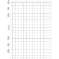 Timer Formular Chronoplan 50304 - A5 21 x 14,8 cm weiß kariert 50 Blatt 80 g/m² Papier