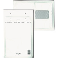 Luftpolstertasche Mayer Kuvert airpoc 30001260 - Typ 14/D 180 x 265 mm haftklebend mit Fenster weiß 75 g/m² Pckg/100