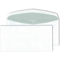 Kuvertierumschlag Mayer Kuvert Kuvermatic 30005343 - DIN C6/5 114 x 229 mm nassklebend ohne Fenster außenliegende Klappe weiß 80 g/m² Pckg/1000