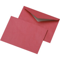 Briefumschlag Mayer Kuvert Recycling 30005405 - DIN C6 114 x 162 mm nassklebend ohne Fenster rot 75 g/m² Pckg/1000
