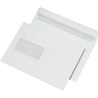 Versandtasche Mayer Kuvert 30015978 - DIN C5 162 x 229 mm weiß haftklebend mit Fenster 100 g/m² Pckg/500