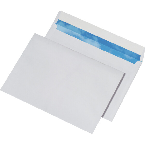 Versandtasche Mayer Kuvert Nautilus 30005484 - DIN C5 162 x 229 mm weiß haftklebend ohne Fenster 80 g/m² Pckg/500