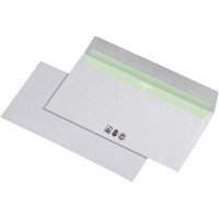 Briefumschlag Mayer Kuvert Envirelope 30006890 - DIN Lang 110 x 220 mm haftklebend ohne Fenster weiß 80 g/m² Pckg/1000