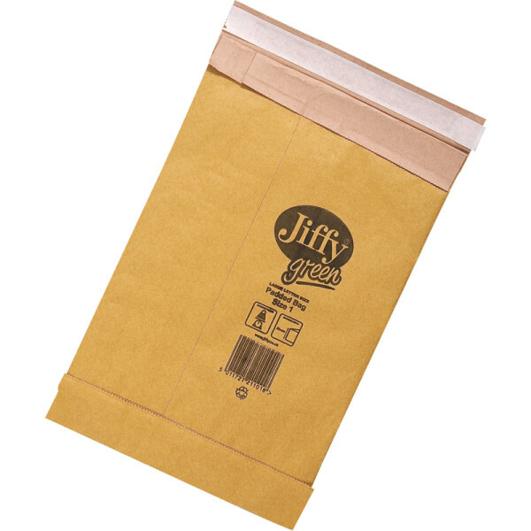 Papierpolstertasche Mayer Kuvert Jiffy 30001311 - Gr. 1 165 x 220 mm haftklebend ohne Fenster braun Pckg/100