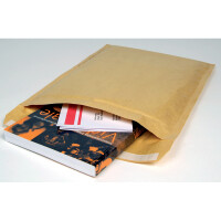 Papierpolstertasche Mayer Kuvert SUMO 100% Recycling 30000881 - Typ C 145 x 215 mm braun haftklebend ohne Fenster Pckg/100