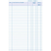 Haushaltsbuch Avery Zweckform 201 - A5 149 x 210 mm weiß 36 Blatt mit Jahresübersicht