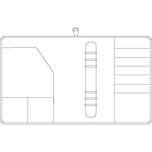 Timer Chronoplan Mobil Einsteiger 50163 - A5 27,5 x 22 cm schwarz 1 Seite/1 Tag 6-Ringmechanik Kunstleder