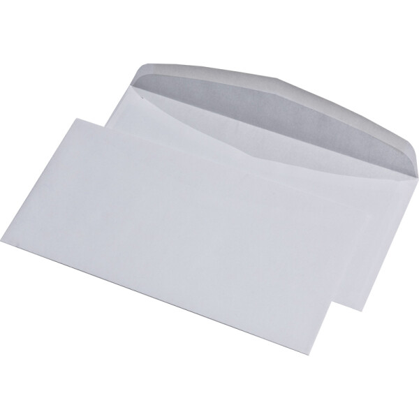 Kuvertierumschlag Mayer Kuvert Kuvermatic 30007484 - DIN C6/5 114 x 229 mm nassklebend ohne Fenster innenliegende Klappe weiß 80 g/m² Pckg/1000