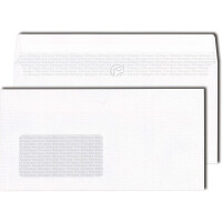 Briefumschlag Mayer Kuvert MAILdigital 30008685 - DIN Lang 110 x 220 mm haftklebend mit Fenster weiß 100 g/m² Pckg/250
