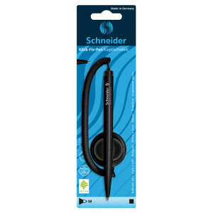 Kugelschreiber Schneider Klick-Fix-Pen 412 - schwarzes...