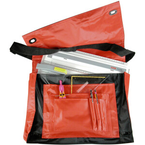 Zeichenplatten Tasche Aristo Carry Bag AR7063 - A3 schwarz/rot mit Griff und Schultergurt Kunststoff