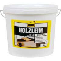 Holzleim UHU Original 45841 - trocknet transparent Eimer 5 kg
