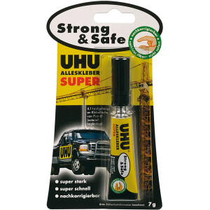 Kraftkleber UHU Super Strong &amp; Safe 46960 - Tube 7 g