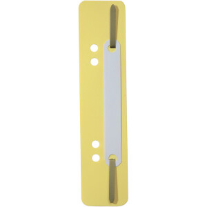 Heftstreifen Durable Flexi 6901 - 38 x 150 mm gelb kurz 6 + 8 cm ungeöst PP Pckg/250