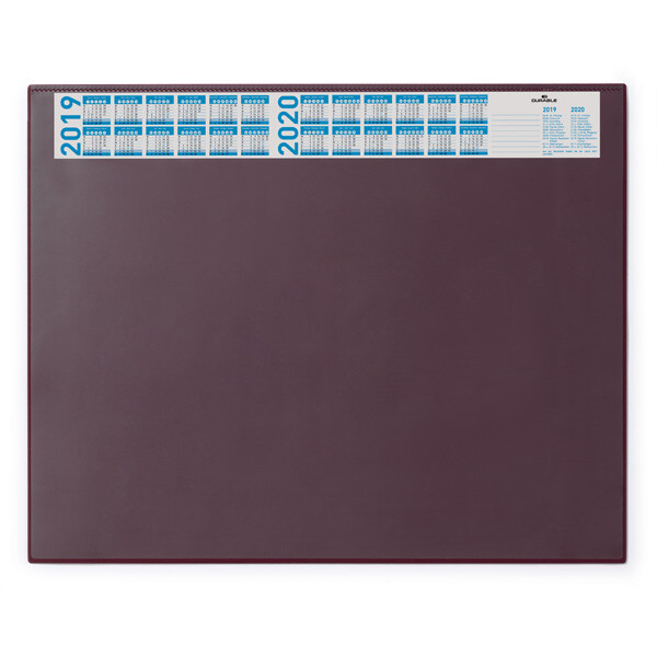 Schreibunterlage Durable 7204 - 65 x 52 cm Kalender rot PVC