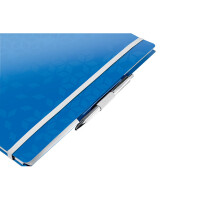 Collegeblock Leitz WOW Be Mobile 4645 - A4 210 x 297 mm blau kariert Lineatur22 5 x 5 mm 80 Blatt FSC extraweißes Qualitätspapier 80 g/m²