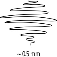 Feinminenstift Staedtler triplus 77425 - grau 0,50 mm B