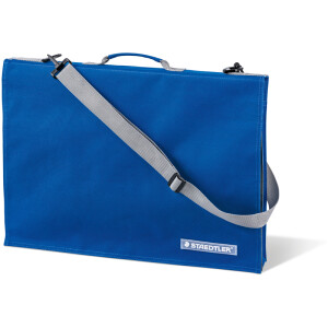 Zeichenplatten Tasche Staedtler Mars LR66113 - A3 blau mit Griff und Schultergurt Nylon